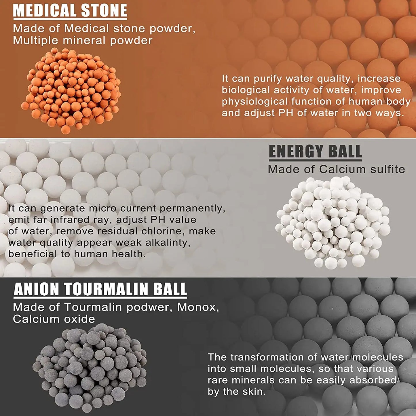ShowerEase Mineral Beads Filter for Water Purification & Skin Health
