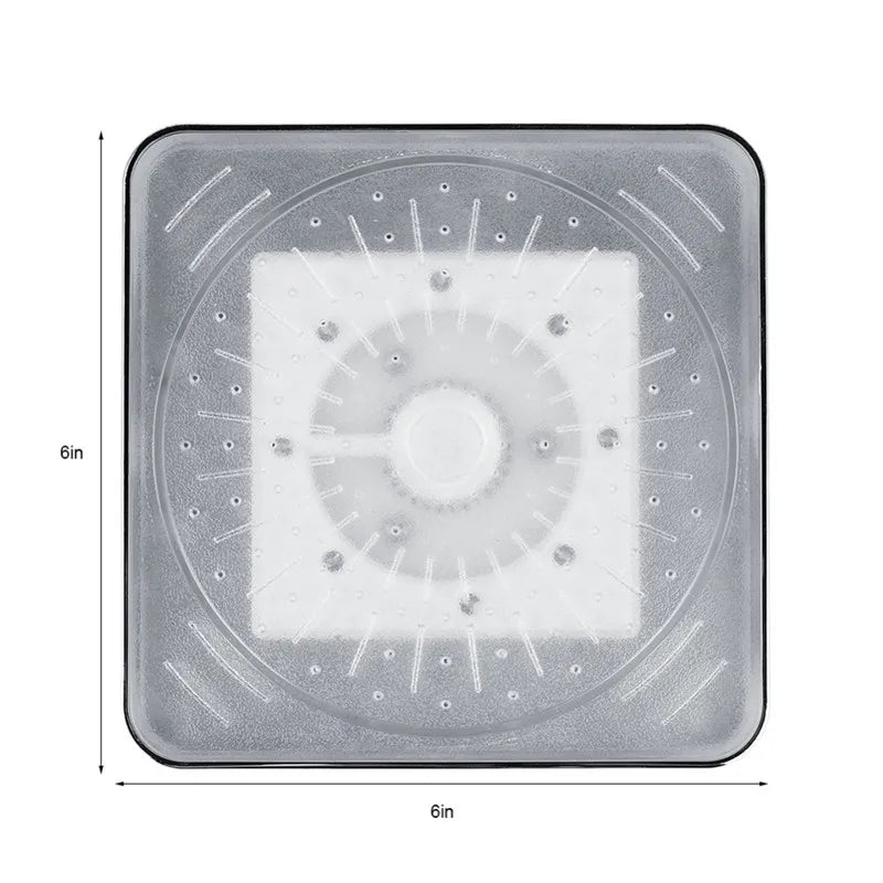 ShowerEase Square LED Shower Head Bathroom Rainfall