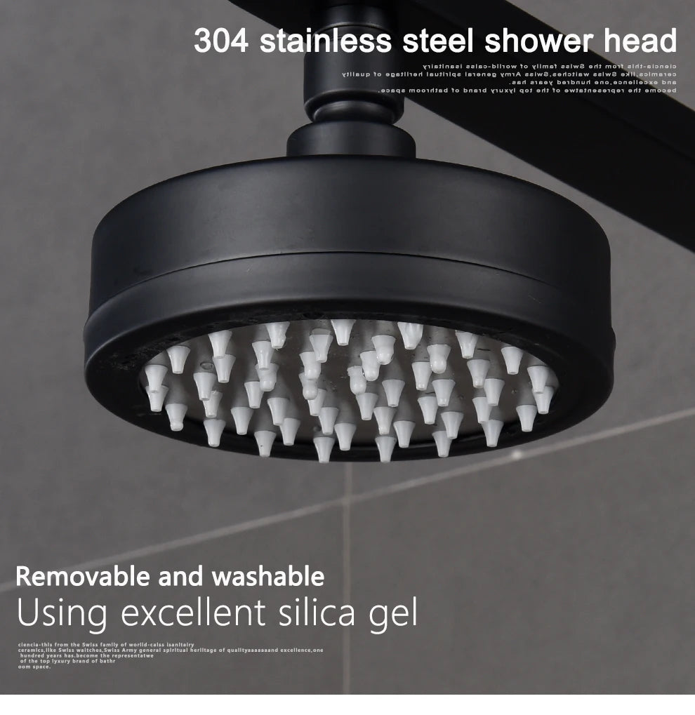 ShowerEase Stainless Steel Fixed / Handled Shower Head