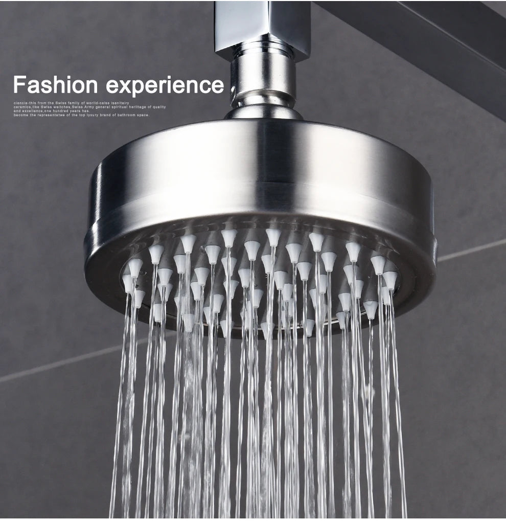 ShowerEase Stainless Steel Fixed / Handled Shower Head