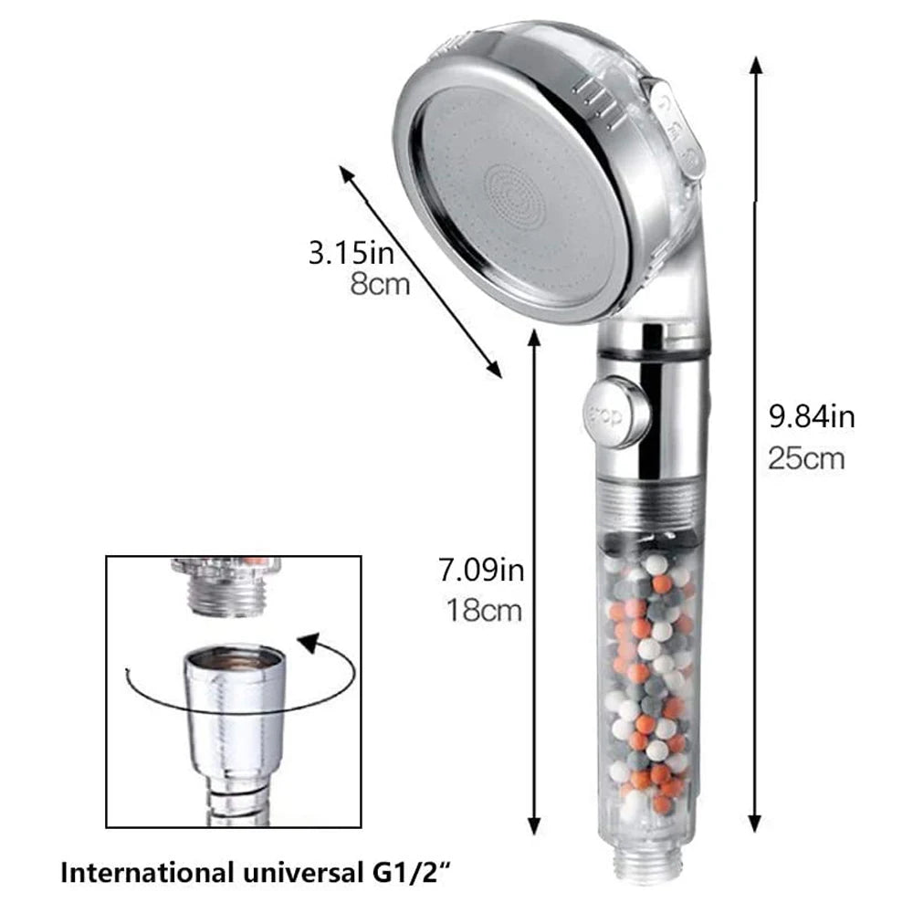 ShowerEase Mineral Beads Shower Head