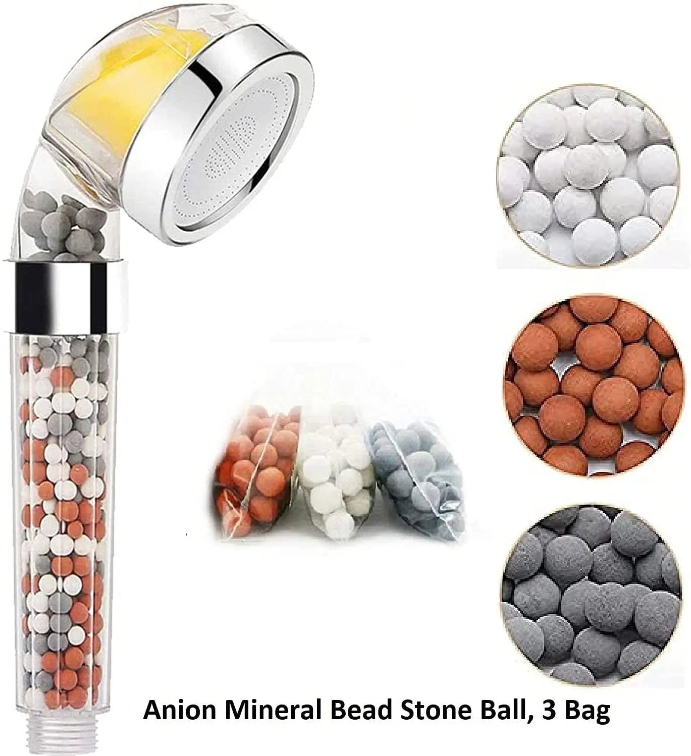 ShowerEase Mineral Beads Filter for Water Purification & Skin Health