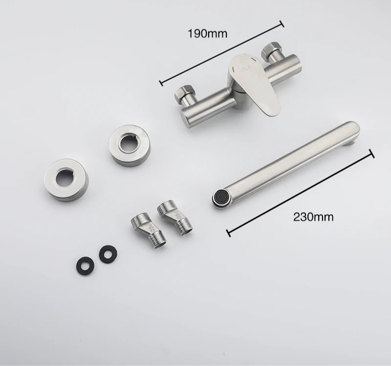 ShowerEase Stainless Steel Shower Faucet
