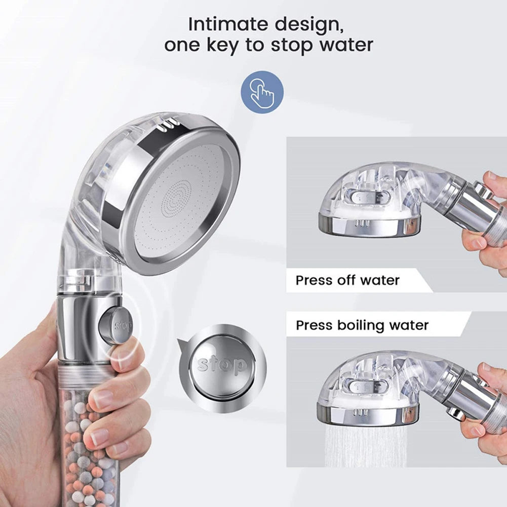 ShowerEase Mineral Beads Shower Head