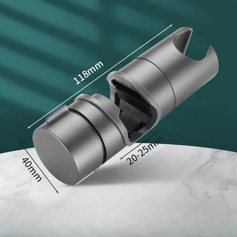 ShowerEase 360° Rotating Adjustable Shower Head Holder for Slide Bars
