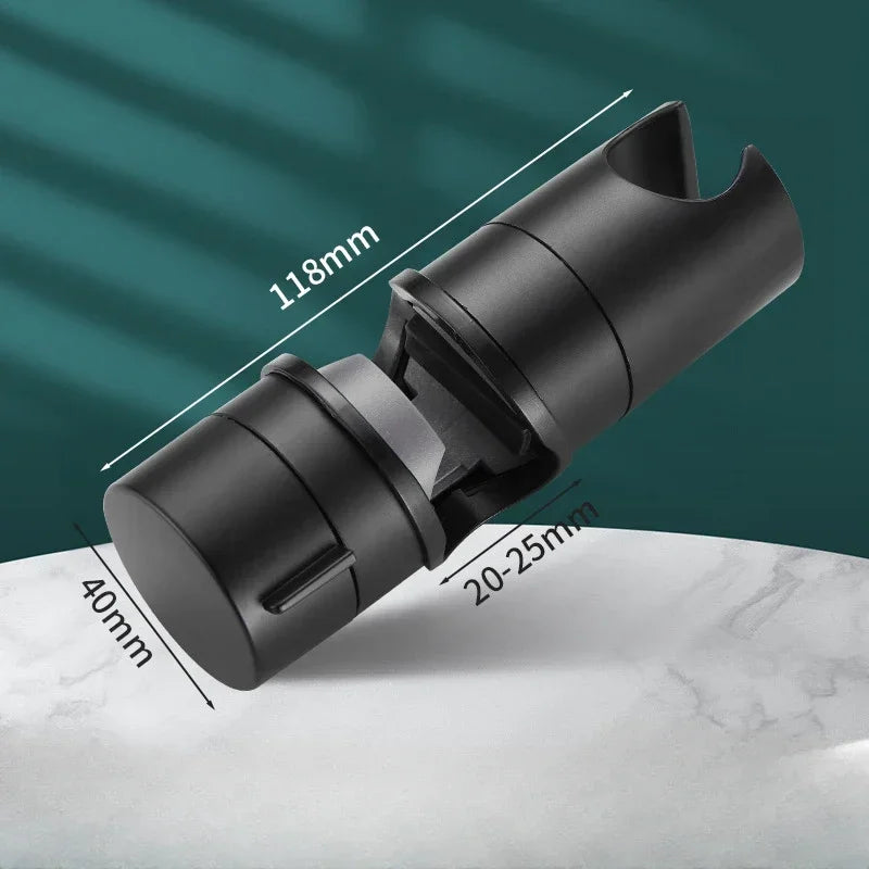 ShowerEase 360° Rotating Adjustable Shower Head Holder for Slide Bars