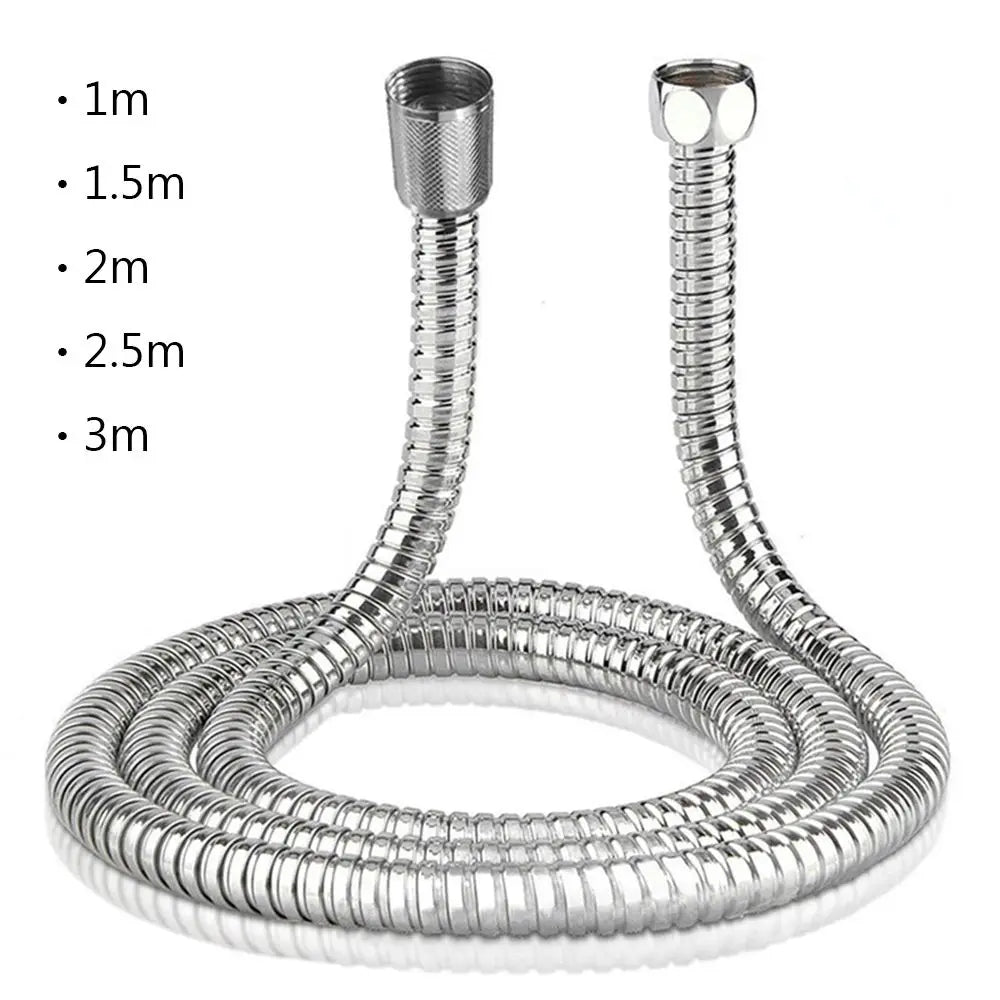 ShowerEase Stainless Steel and PVC Shower Hoses - 1-3M