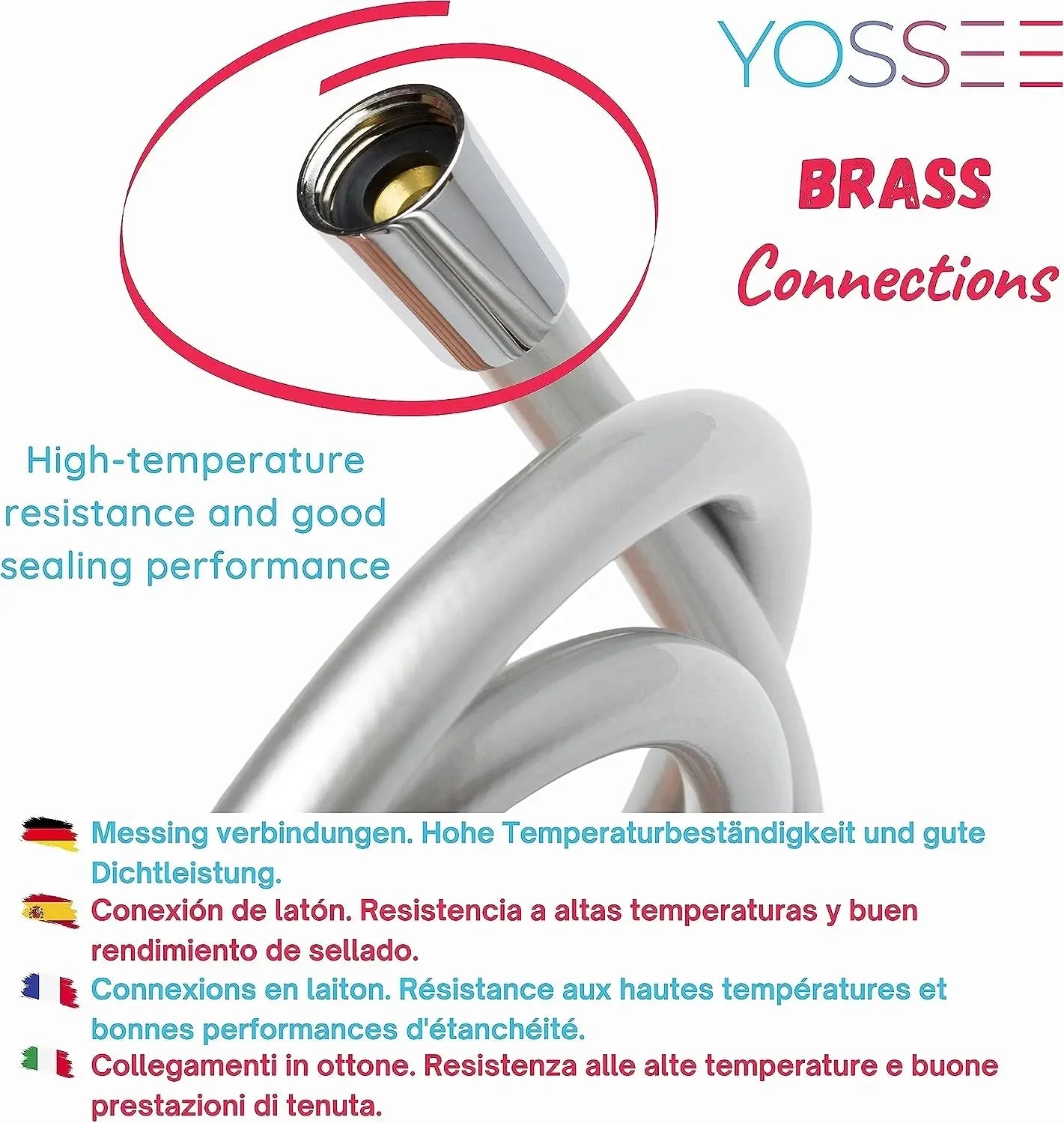 ShowerEase PVC High Pressure Smooth Shower Hose