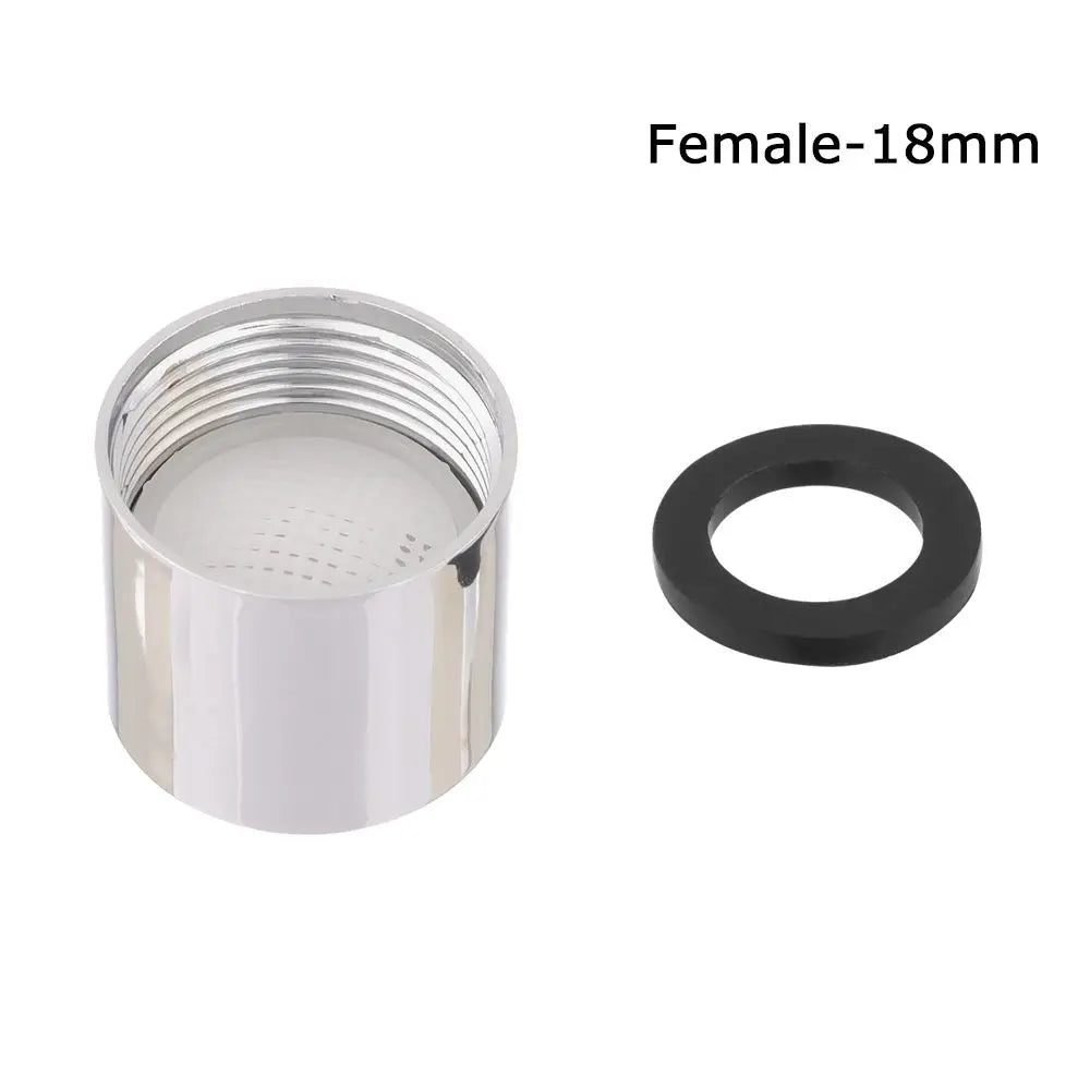 ShowerEase Water Saving Tap Aerator – Chrome Finish, Brass Nozzle, 18-28mm