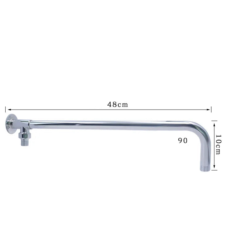 ShowerEase Ceiling Shower Arm Extension – Stainless Steel & Brass