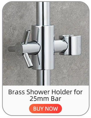 ShowerEase Adjustable Shower Head Holder Bracket for 20-25mm Slide Rod
