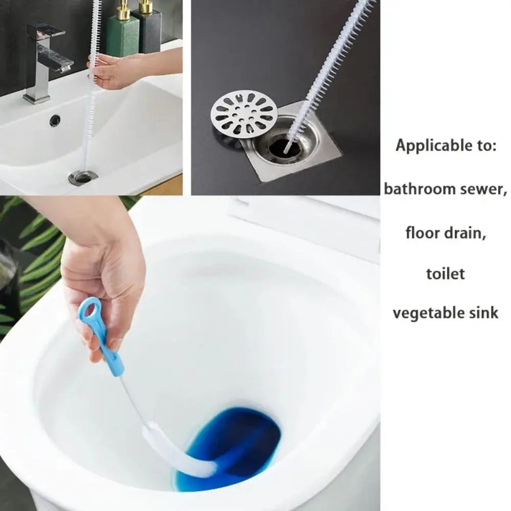 ShowerEase Pipe Dredging Brush for Bathroom & Sink Cleaning