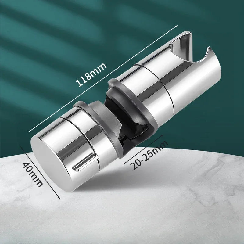 ShowerEase 360° Rotating Adjustable Shower Head Holder for Slide Bars