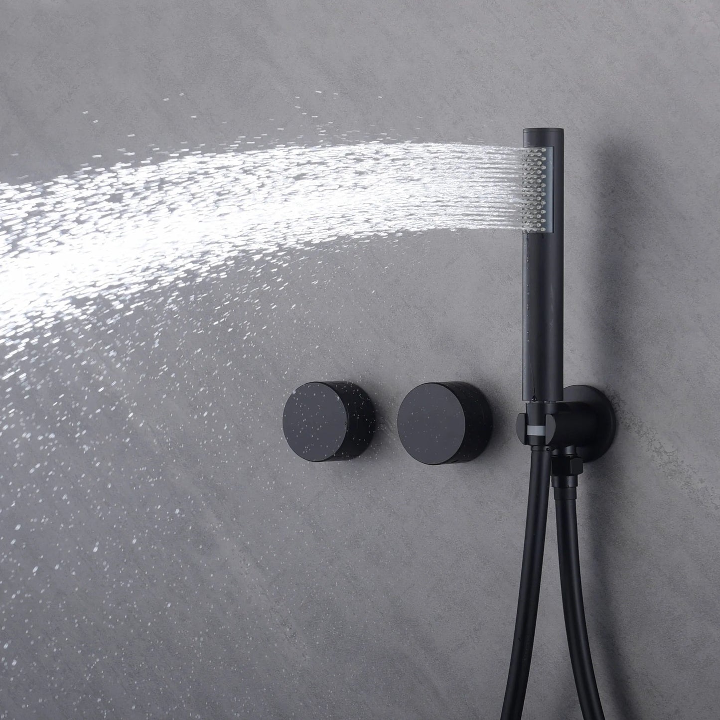 ShowerEase Luxury Gun Brass Shower System – Dual Handle Design