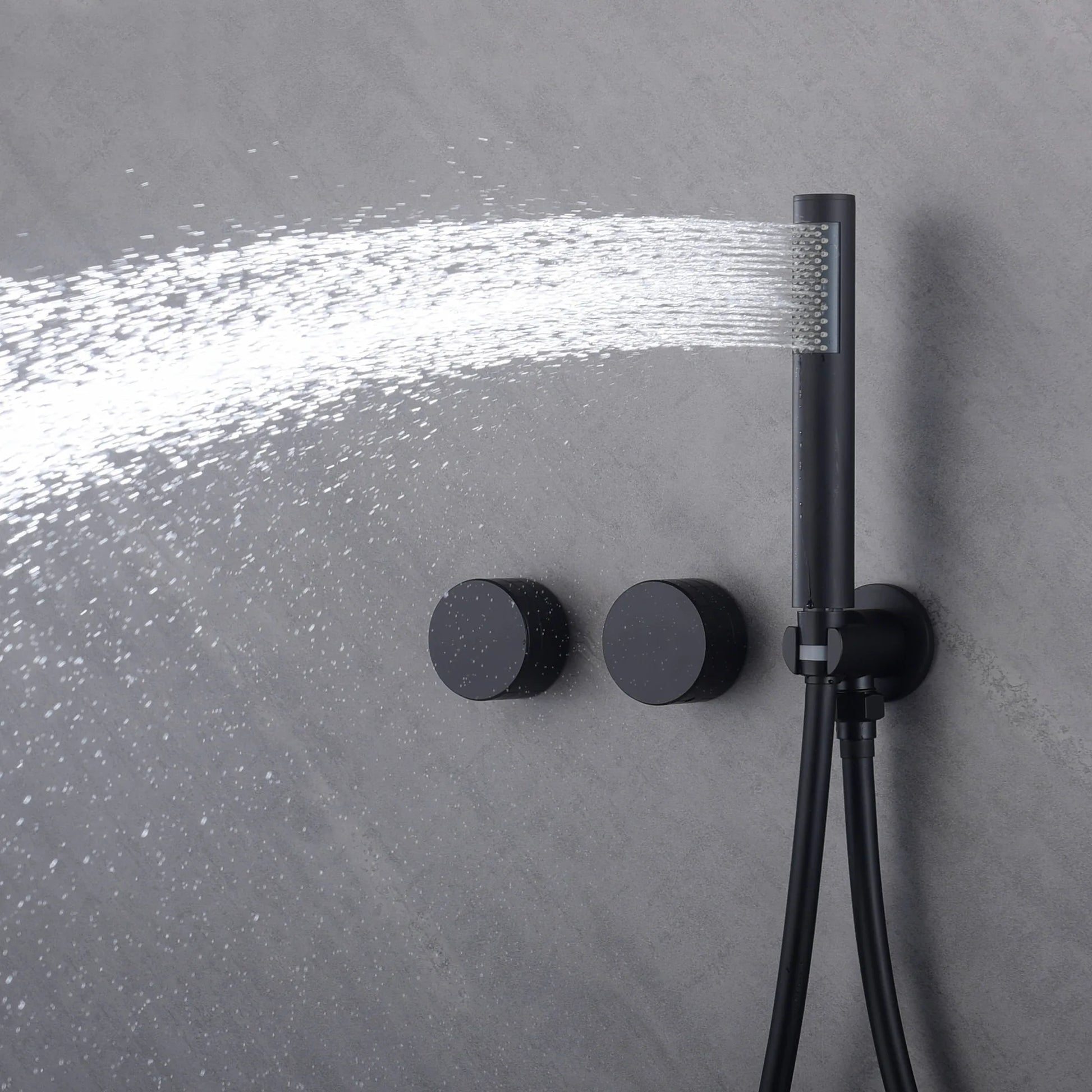 ShowerEase Luxury Gun Brass Shower System – Dual Handle Design