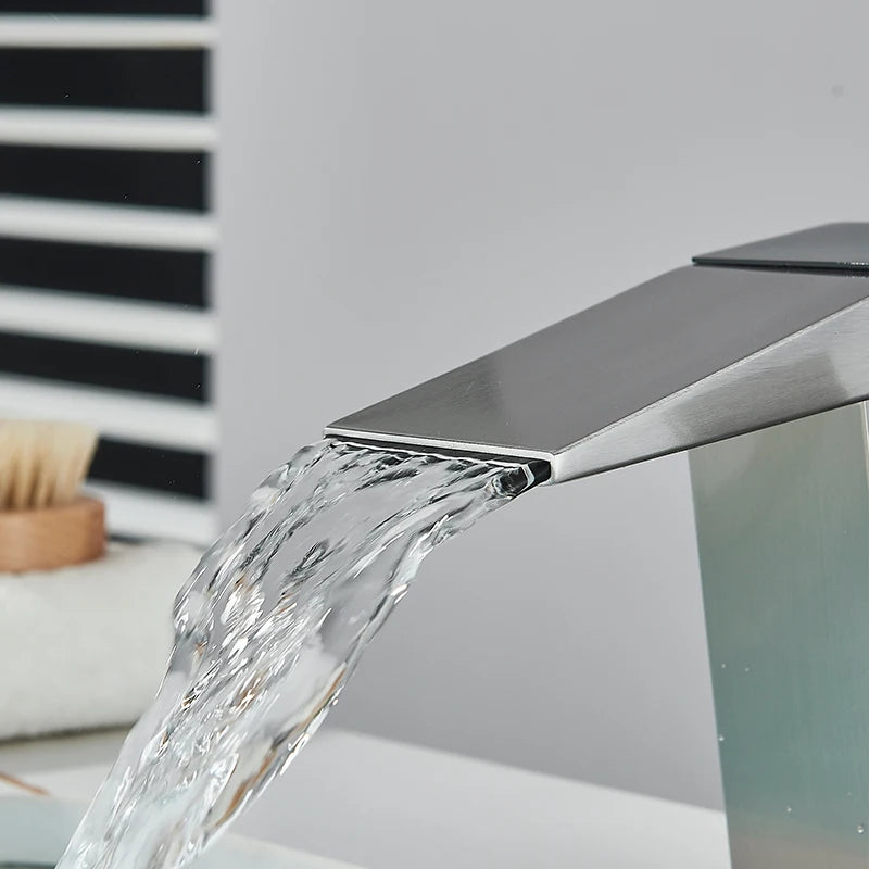 ShowerEase Smart Digital Display Basin Faucet with LED Temperature Sensing