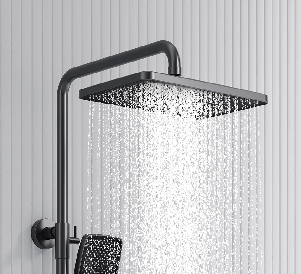 ShowerEase Thermostatic Shower System – Digital Temperature Display