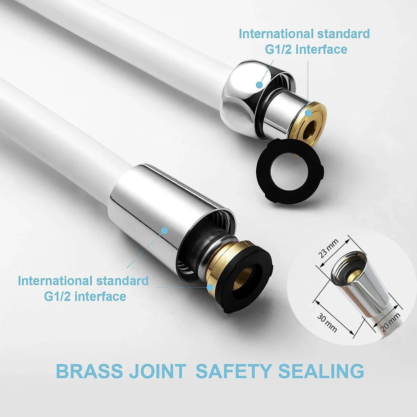 ShowerEase PVC High Pressure Smooth Shower Hose