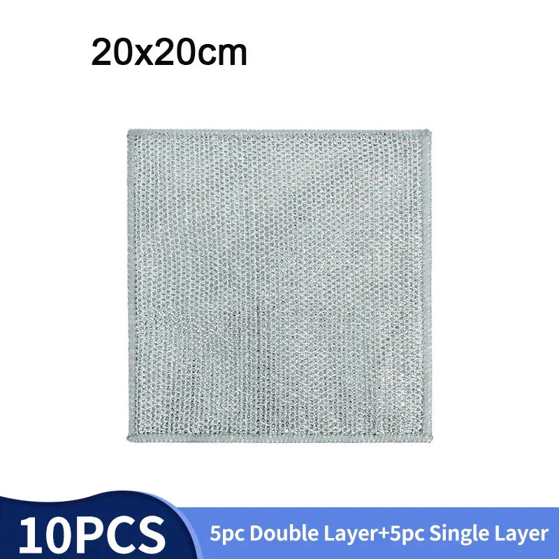 ShowerEase Magic Dishcloth - Silver Wire Cleaning Cloth