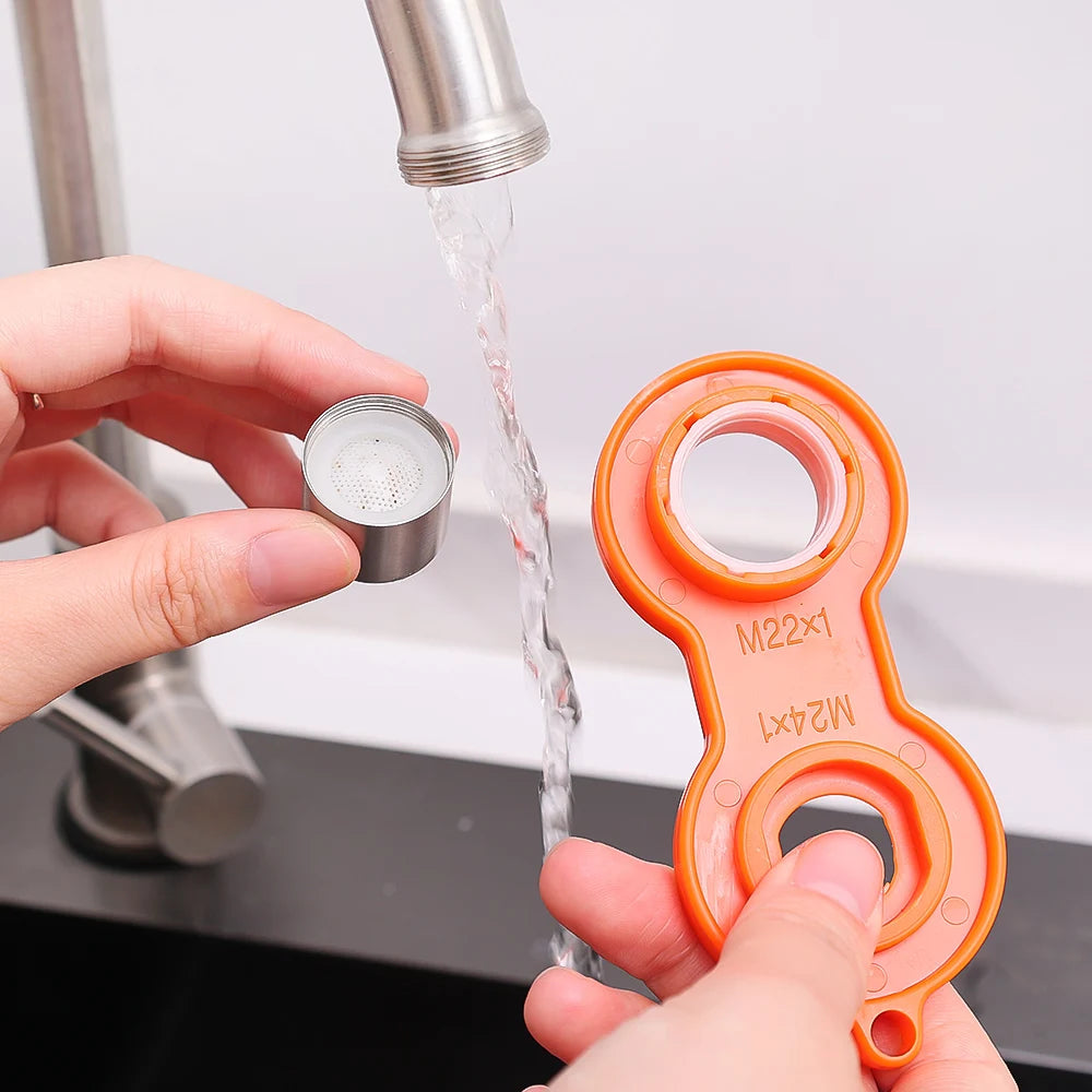 ShowerEase Water Saving Faucet Nozzle – Thread Replaceable Tap Aerator & Bubbler