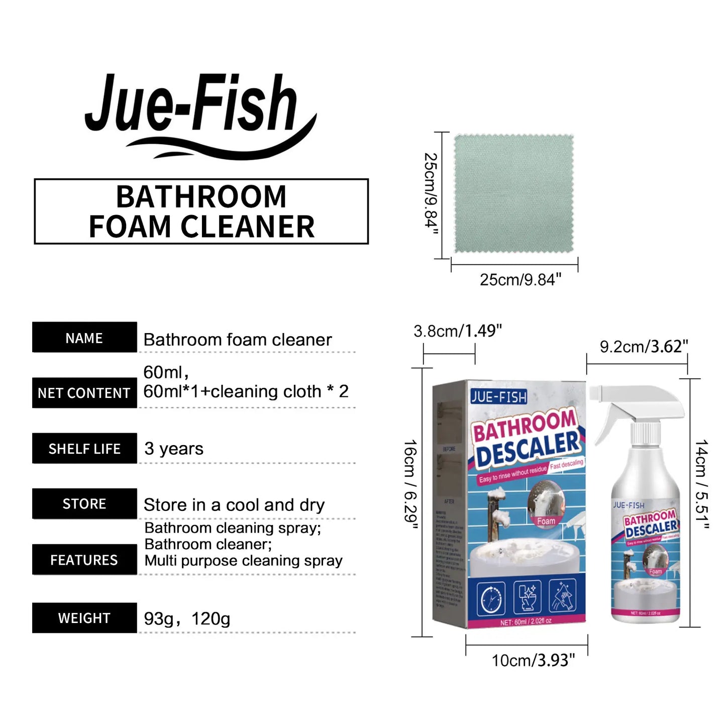 ShowerEase Bathroom Descaler - Powerful Multi-Purpose Cleaner