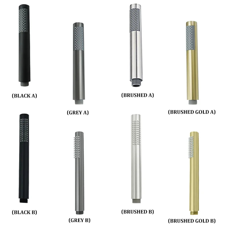 ShowerEase AquaStream Stainless Steel Handheld Shower Head