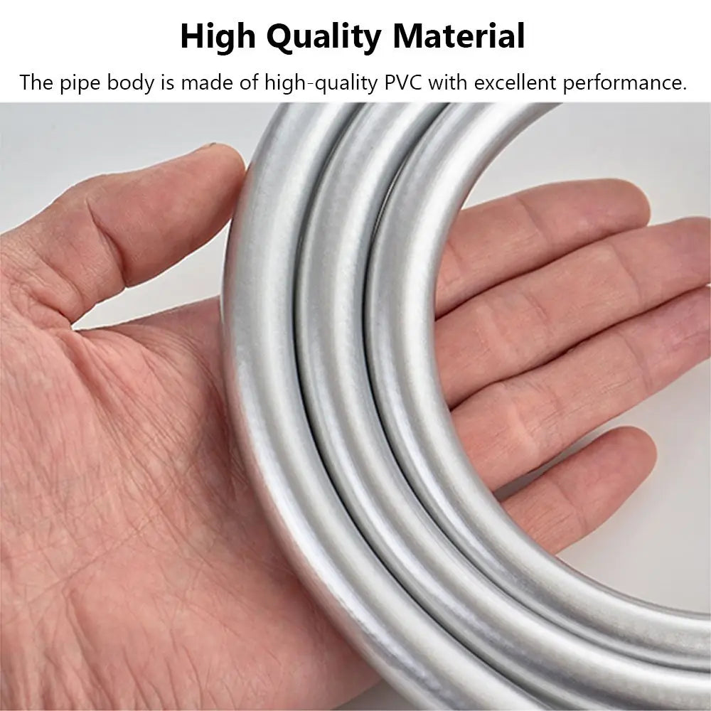 ShowerEase Stainless Steel and PVC Shower Hoses - 1-3M