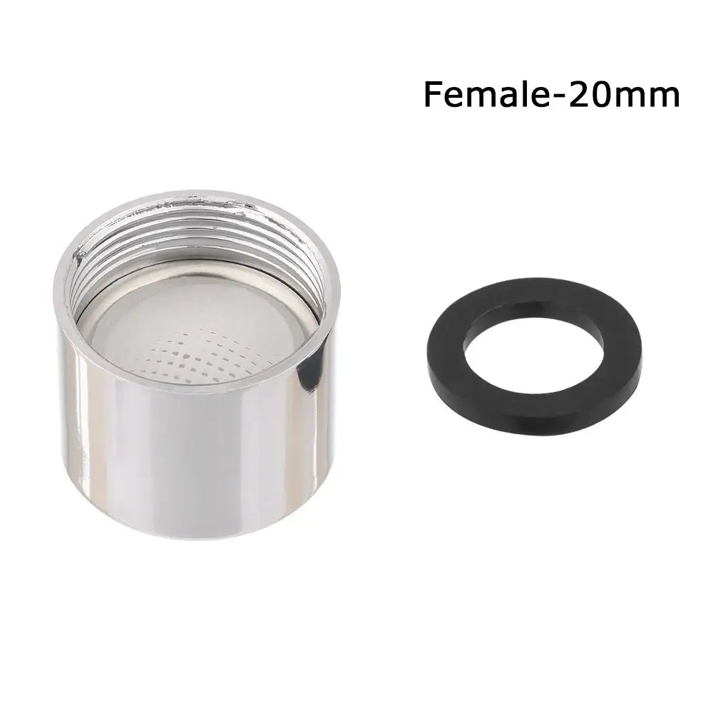 ShowerEase Water Saving Tap Aerator – Chrome Finish, Brass Nozzle, 18-28mm