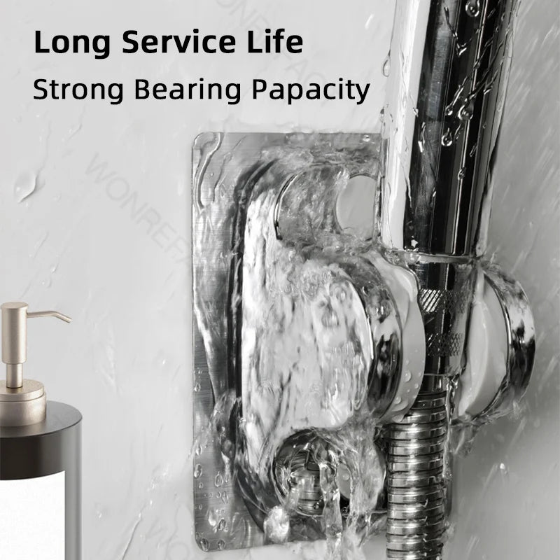 ShowerEase Universal Shower Head Holder - Self Adhesive, 120° Rotation