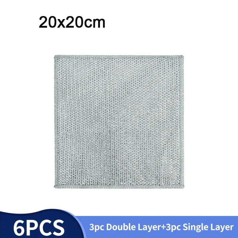 ShowerEase Magic Dishcloth - Silver Wire Cleaning Cloth