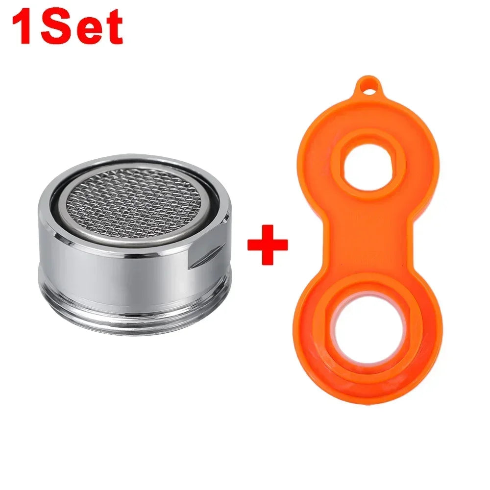 ShowerEase Water Saving Faucet Nozzle – Thread Replaceable Tap Aerator & Bubbler