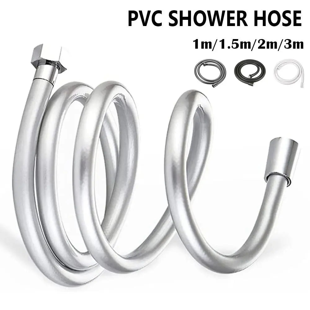 ShowerEase Stainless Steel and PVC Shower Hoses - 1-3M