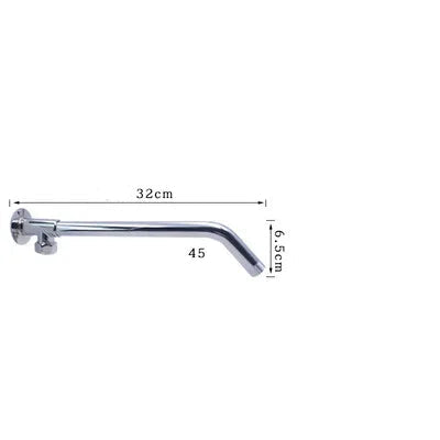 ShowerEase Ceiling Shower Arm Extension – Stainless Steel & Brass