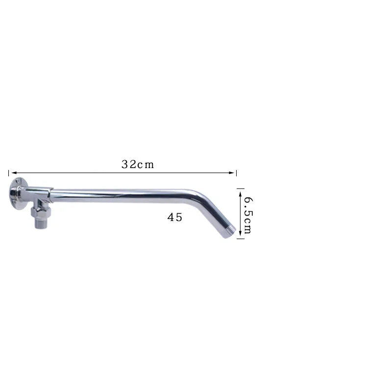 ShowerEase Ceiling Shower Arm Extension – Stainless Steel & Brass