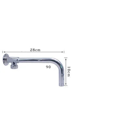 ShowerEase Ceiling Shower Arm Extension – Stainless Steel & Brass