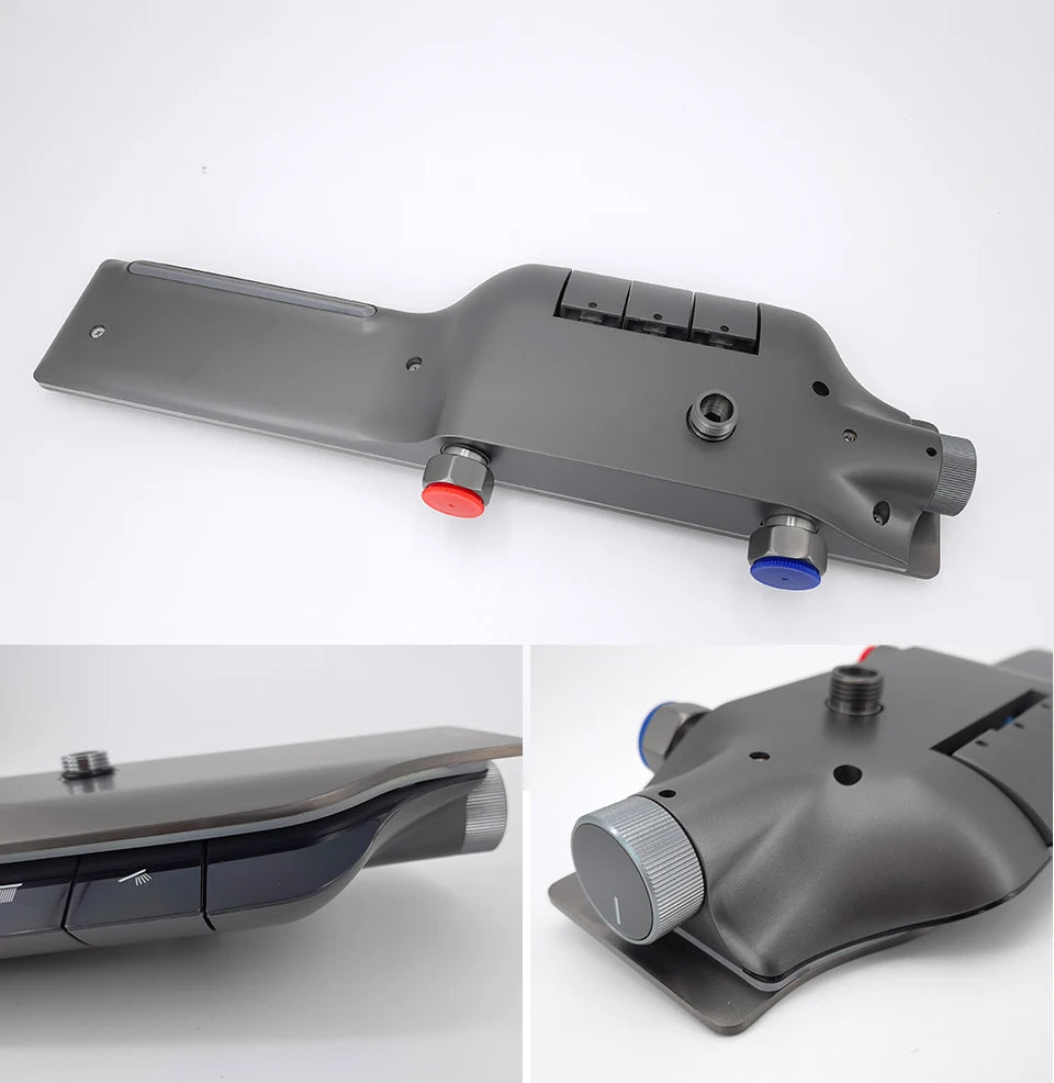 ShowerEase Thermostatic Shower System – Digital Temperature Display