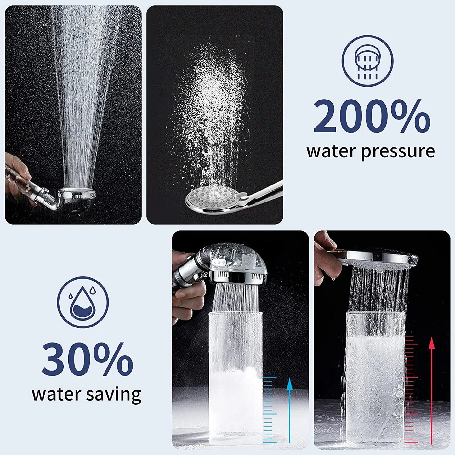 ShowerEase Mineral Beads Shower Head