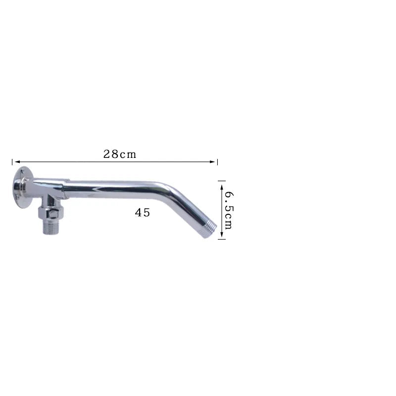 ShowerEase Ceiling Shower Arm Extension – Stainless Steel & Brass