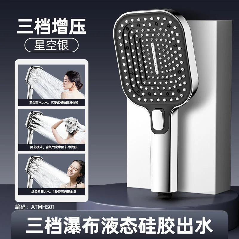ShowerEase Luxury Rectangular Rainfall Shower Head