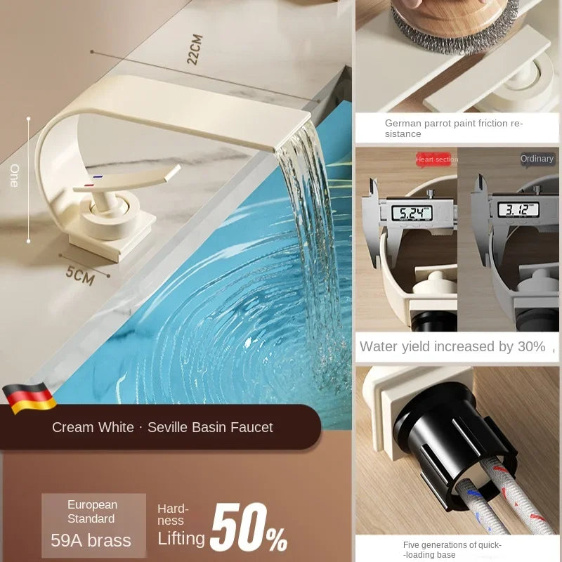 ShowerEase All Copper Waterfall Faucet