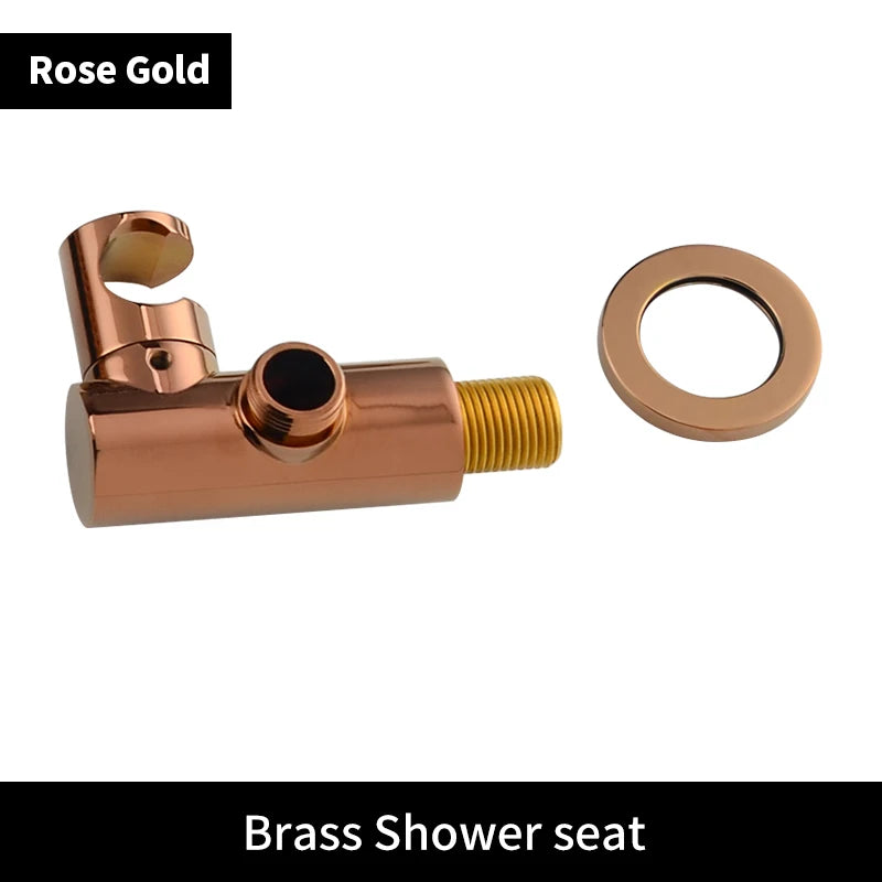ShowerEase Solid Brass Hand Shower Kit – Wall Mount Sprayer Set with Hose