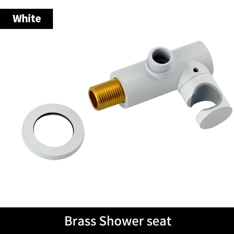 ShowerEase Solid Brass Hand Shower Kit – Wall Mount Sprayer Set with Hose