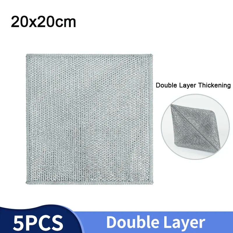 ShowerEase Magic Dishcloth - Silver Wire Cleaning Cloth