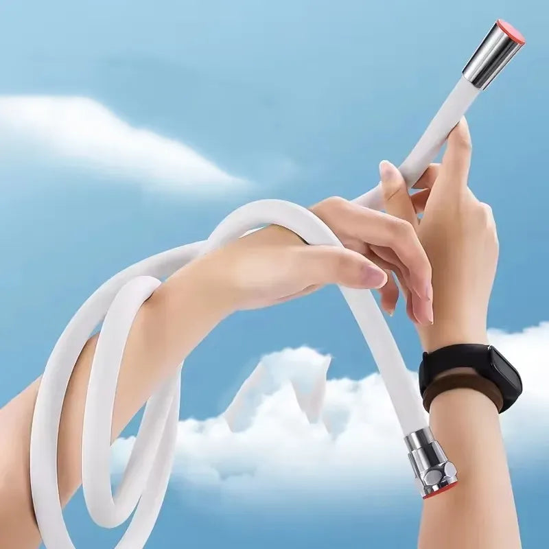 ShowerEase Flex Hose – High Pressure Silicone Shower Pipe