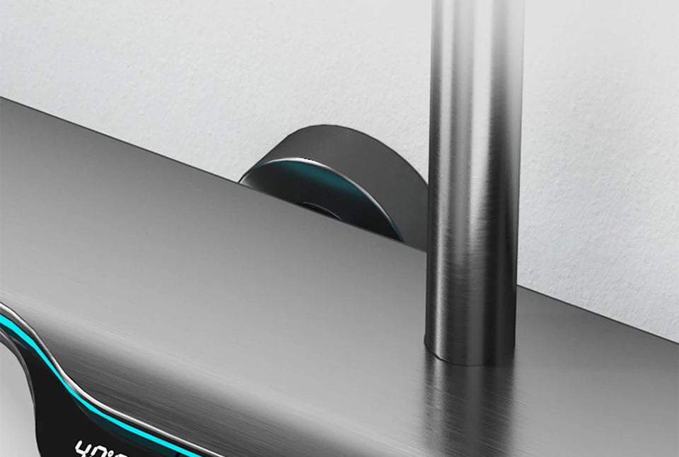 ShowerEase Thermostatic Shower System – Digital Temperature Display