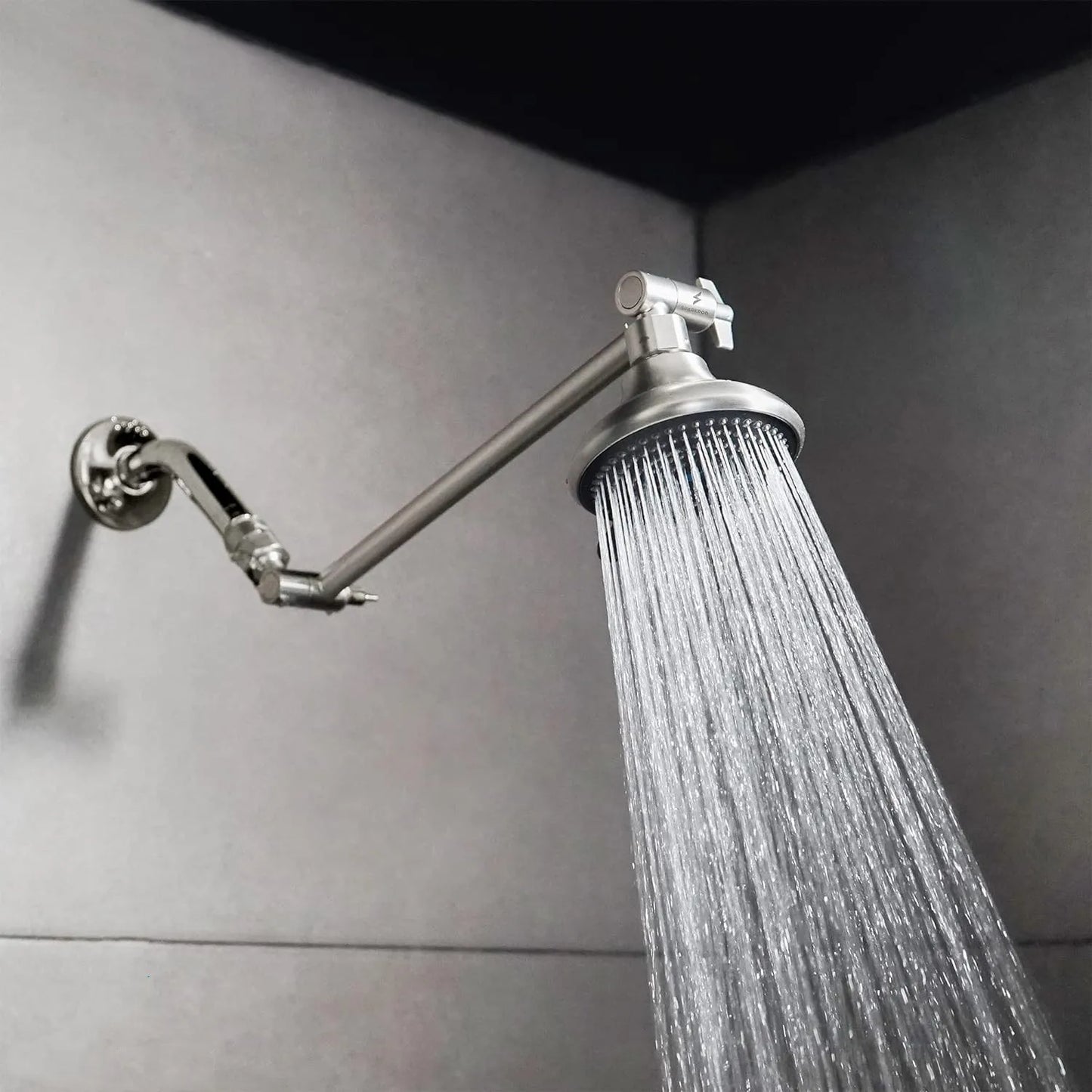 ShowerEase Adjustable Anti-Leak Shower Arm with Universal Connection