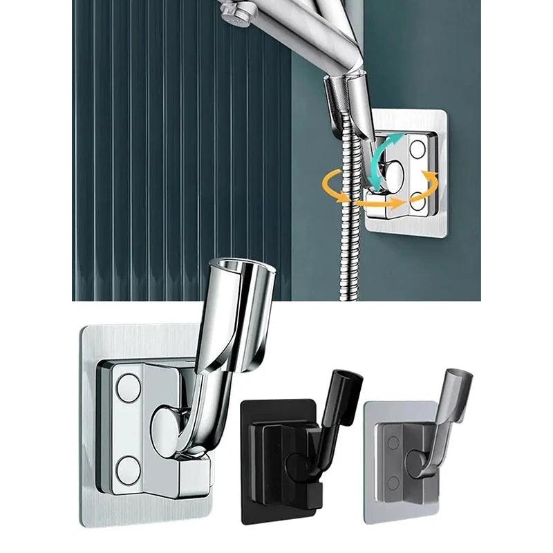 ShowerEase Adjustable Self-Adhesive Shower Head Holder