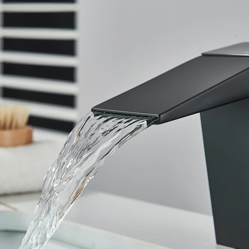 ShowerEase Smart Digital Display Basin Faucet with LED Temperature Sensing