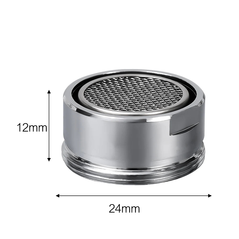ShowerEase Water Saving Faucet Nozzle – Thread Replaceable Tap Aerator & Bubbler