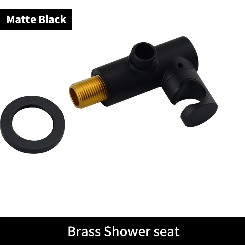 ShowerEase Solid Brass Hand Shower Kit – Wall Mount Sprayer Set with Hose